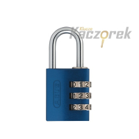 Kłódka Abus 475 - 724/30 - kłódka pałąkowa aluminiowa powlekana niebieska - blister